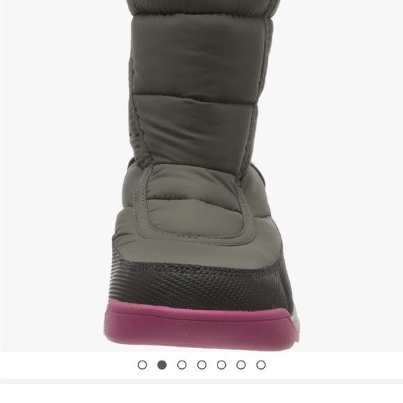 Sorel Childrens Whitney ll Puffy MID Waterproof Boots In Quarry/pink Sz 11 - Picture 7 of 14
